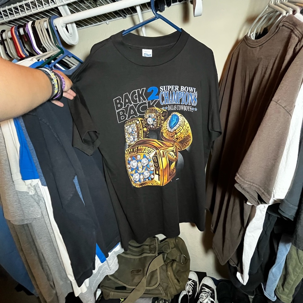 Vintage Made In USA 90s Black Cowboys T